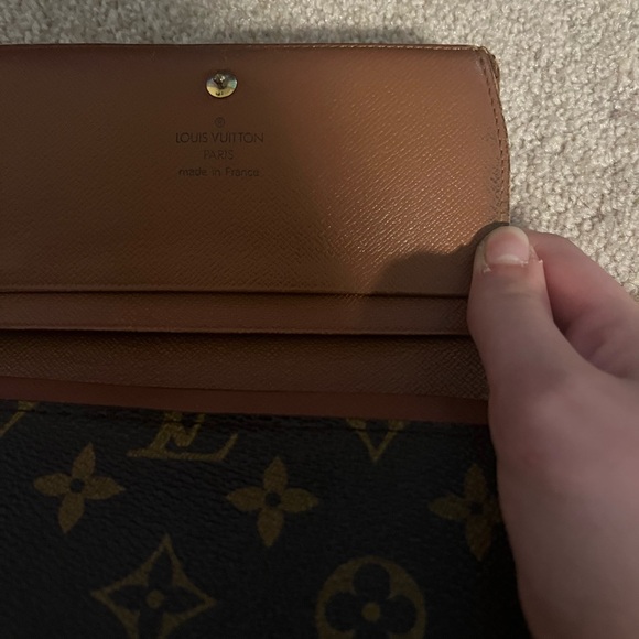 Authentic 1997 Louis Vuitton Monogram Porte-Monnaie Tresor Wallet - Picture 4 of 14